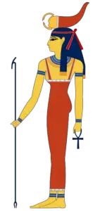 dea egizia Serket raffigurazione