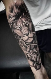 idea tatuaggio leone 12