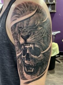 idea tatuaggio leone 13