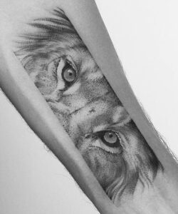idea tatuaggio leone 2
