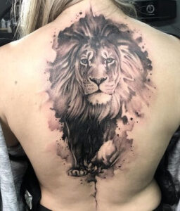 idea tatuaggio leone 25