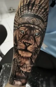idea tatuaggio leone 7