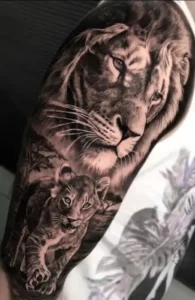 idea tatuaggio leone 8
