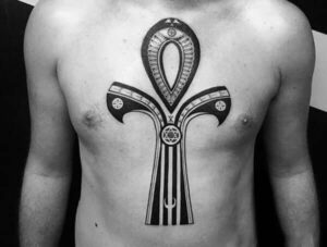 tatuaggio croce della vita ankh esempio 14
