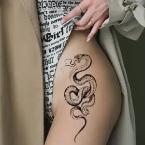 tatuaggio serpente idea 12
