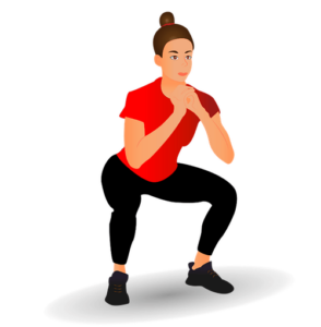 esercizio squat