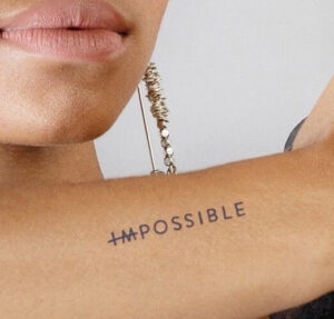 tatuaggi piccoli significativi citazione impossible